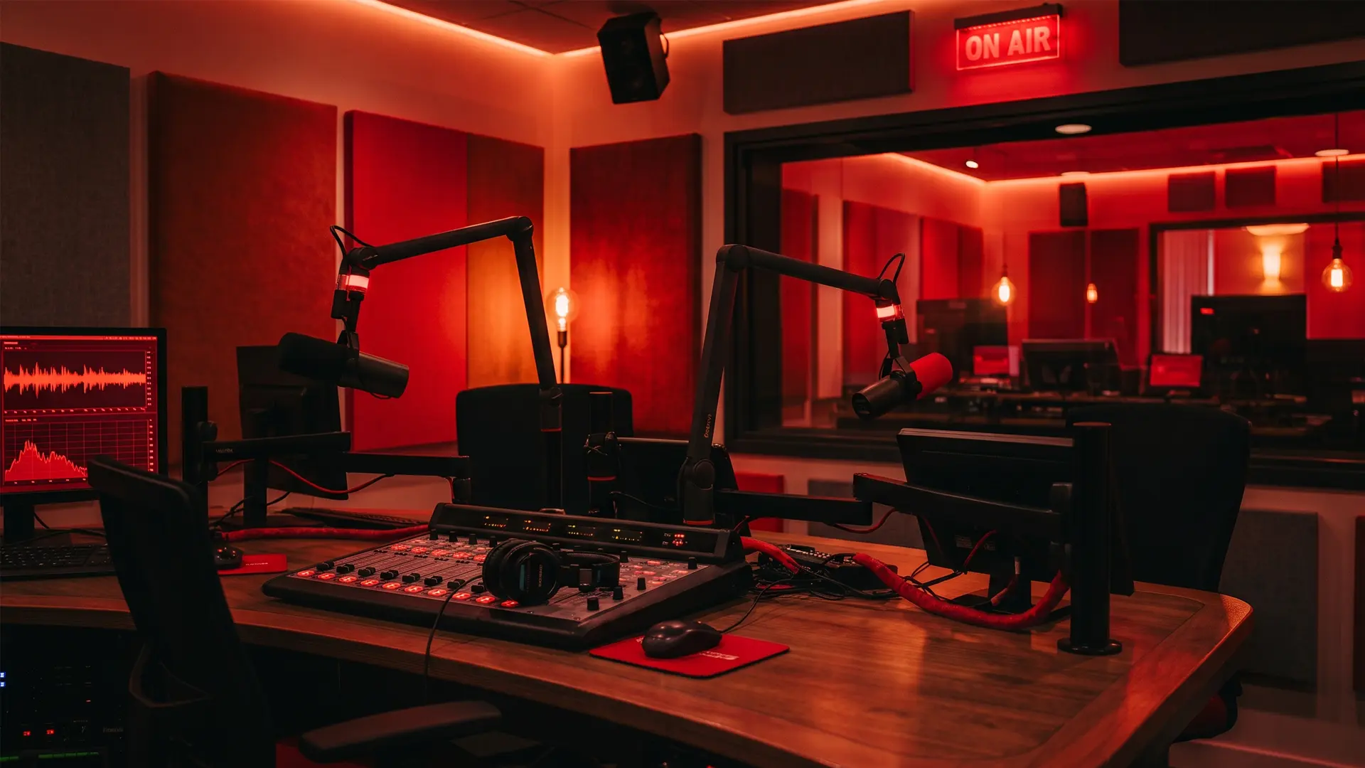 L'équipe Radiomaker au studio