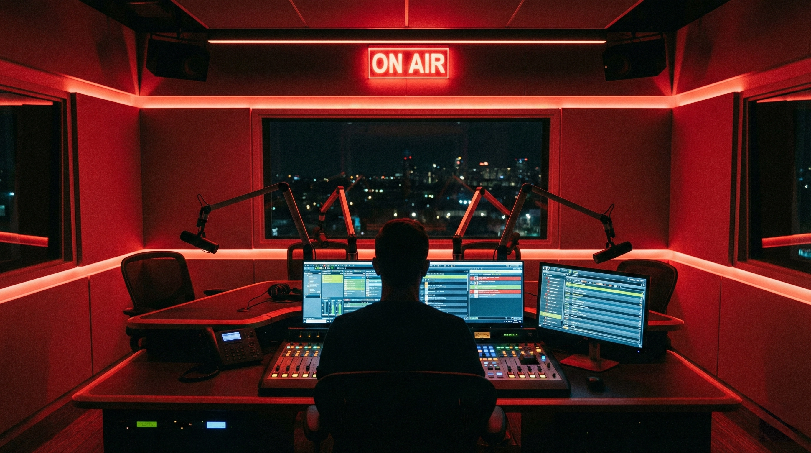 L'équipe Radiomaker au studio