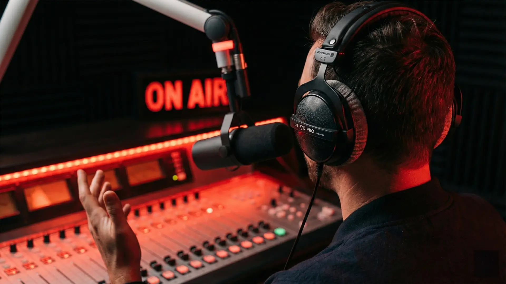 Animateur radio en voice track